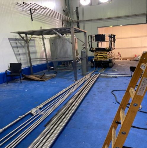 תמונות מפרויקט מיזוג מחלבה